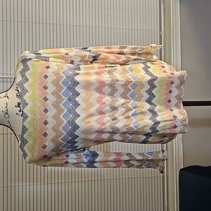 Rafaella Multicolor 3/4 Sleeve Blouse Large